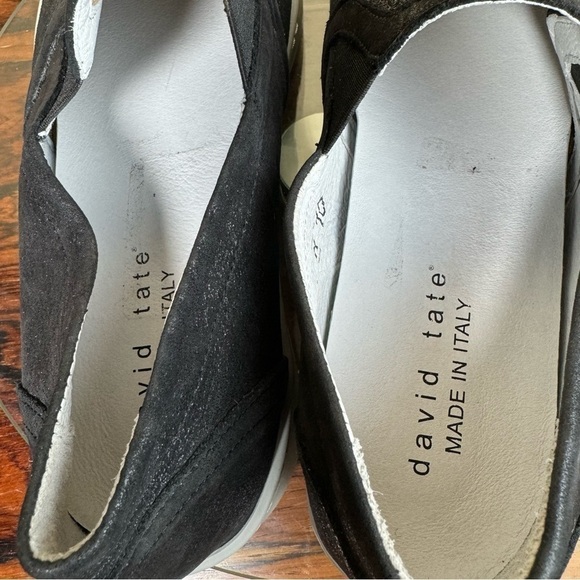 DAVID TATE Valentina Metallic Slip-On Sneaker - Black / Rose Leather - Picture 13 of 15